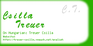 csilla treuer business card